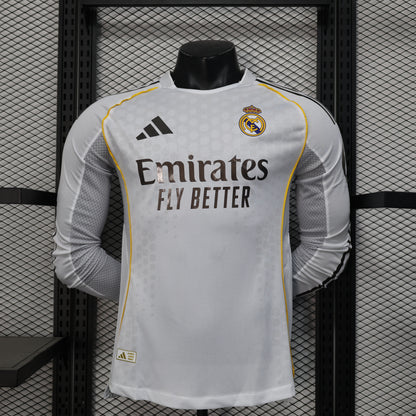 Real Madrid Home Manga Comprida 25/26