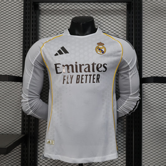 Real Madrid Home Manga Comprida 25/26
