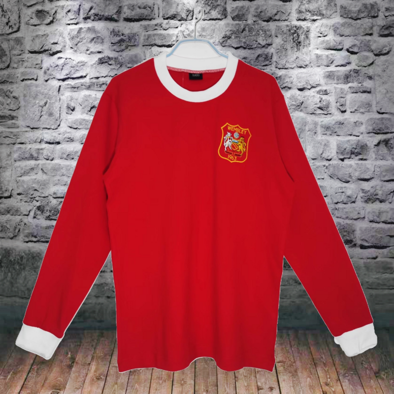 Camisola Principal Manchester United 1963 Manga Comprida