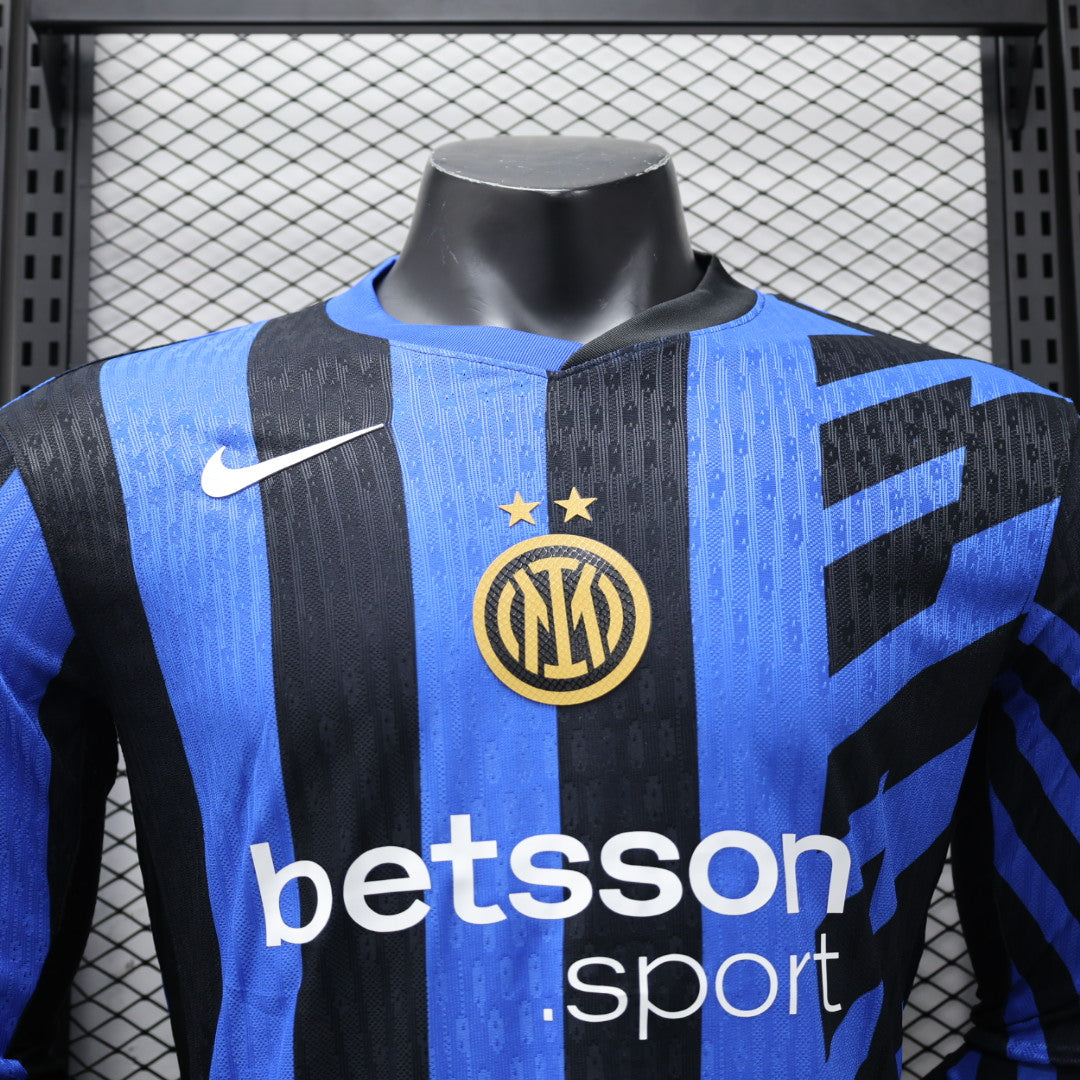 Inter de Milão Home Manga Comprida 24/25