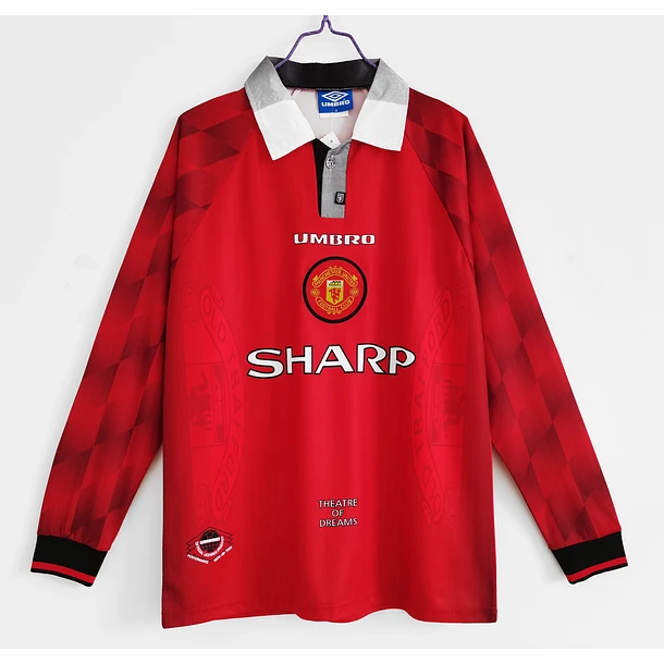 Manchester United 96/97 Home Shirt Long Sleeve