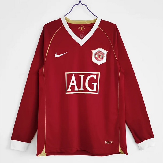 Manchester United Home Shirt 2006/2007 Long Sleeve