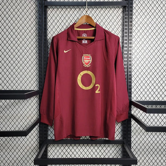 Arsenal 2005/06 Home Shirt Long Sleeve