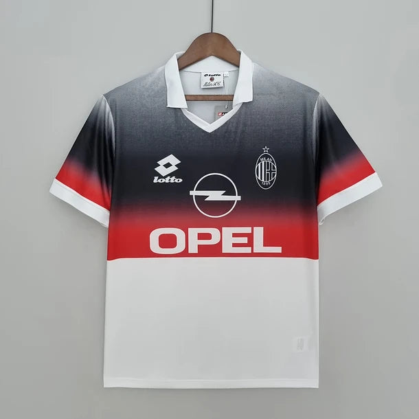 Retro AC Milan 95/96 Camisola de Treino Black & White