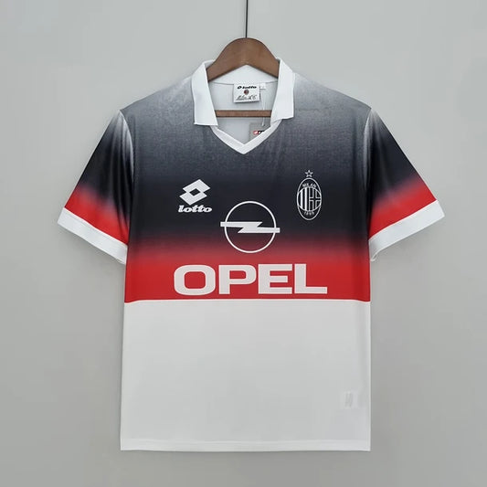 Retro AC Milan 95/96 Training Shirt Black &amp; White