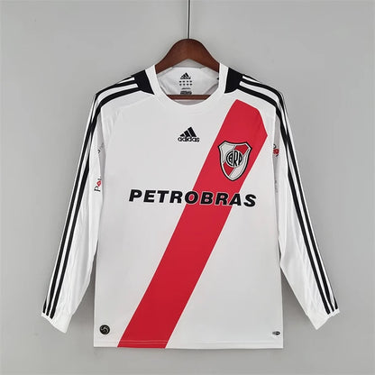 Camisola Principal River Plate 2009/10 Manga Comprida