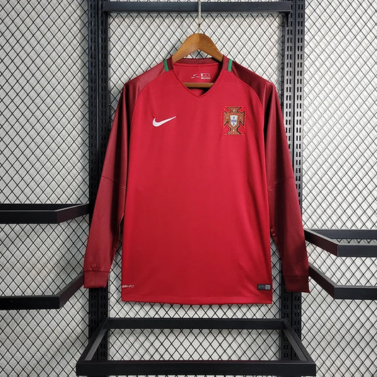 Portugal 2016 Home Shirt Long sleeve