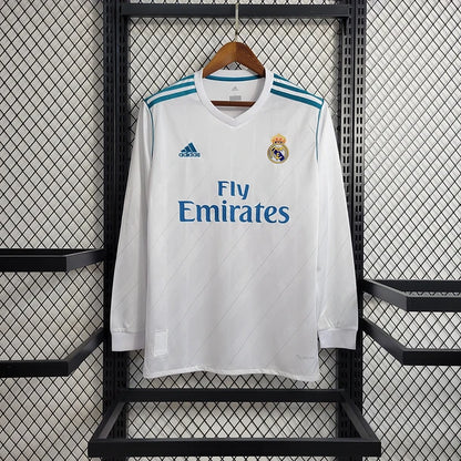 Real Madrid 2017/18 Home Shirt Long Sleeve