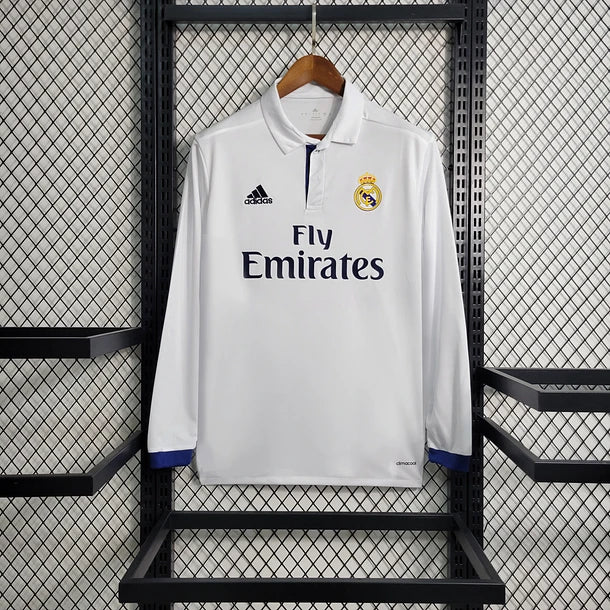 Camisola Principal Real Madrid 2016/17 Manga Comprida