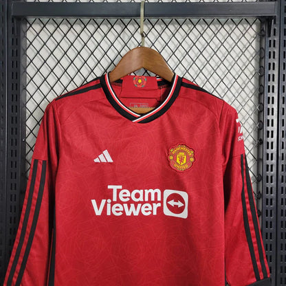 Manchester United Home 23/24 - Manga Comprida