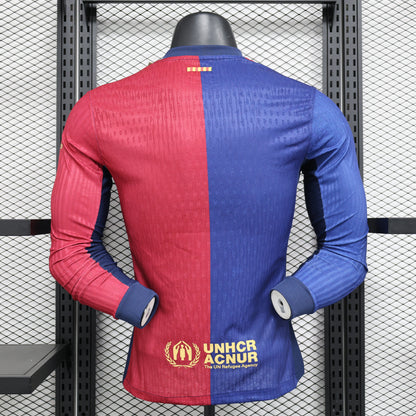 Barcelona Home Manga Comprida 24/25