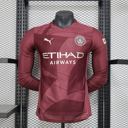 Manchester City Away Manga Comprida 24/25