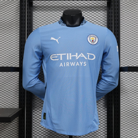 Manchester City Home Manga Comprida 24/25