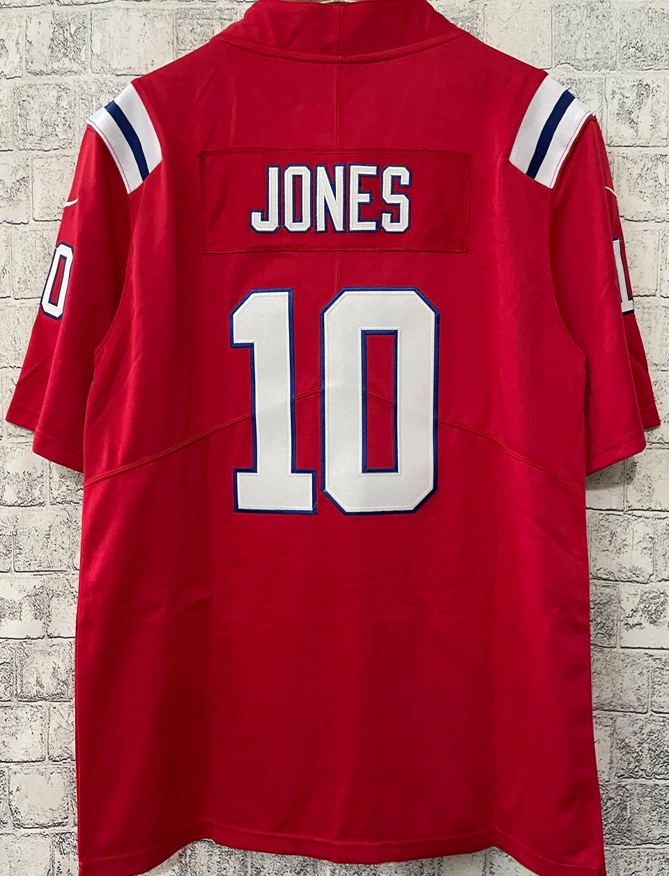 Maillot de match personnalisé Nike New England Patriots pour homme - Rouge