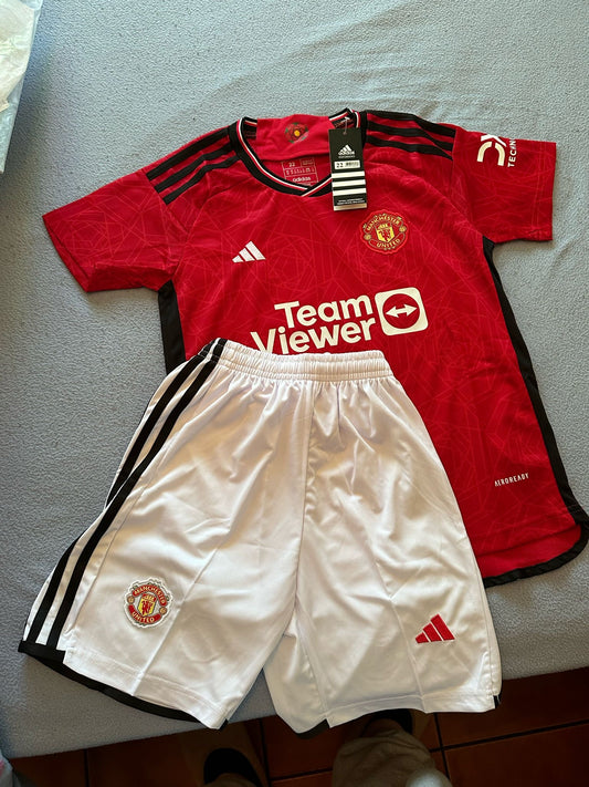 Camisola Principal Manchester United - 8-9 anos - Entrega Imediata